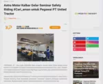 Astra Motor Kalbar Gelar Seminar Safety Riding #Cari_aman untuk Pegawai PT United Tractor