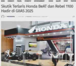 Skutik Terlaris Honda BeAT dan Rebel 1100 Hadir di GIIAS 2025
