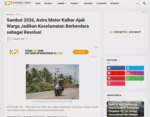 Sambut 2026, Astra Motor Kalbar Ajak Warga Jadikan Keselamatan Berkendara sebagai Resolusi