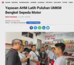 Yayasan AHM Latih Puluhan UMKM Bengkel Sepeda Motor