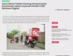 Astra Motor Kalbar Dorong Kenyamanan Konsumen Lewat Layanan Honda CARE Berbasis Digital