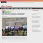 Pelajar SMP Negeri 13 Pontianak Ambil Bagian dari Program Sinergi Bagi Negeri untuk Keselamatan Berkendara