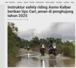 Instruktur safety riding Asmo Kalbar berikan tips Cari_aman di penghujung tahun 2025