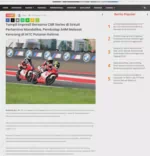 Tampil Impresif Bersama CBR Series di Sirkuit Pertamina Mandalika, Pembalap AHM Melesat Kencang di IATC Putaran Kelima