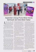 September Untung Promo Motor Honda Berlimpah dari Astra Motor Kalbar