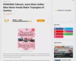 ROMANSA Februari, Astra Motor Kalbar Bikin Motor Honda Makin Terjangkau di Sambas