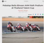 Pebalap Belia Binaan AHM Raih Podium di Thailand Talent Cup