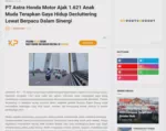 PT Astra Honda Motor Ajak 1.621 Anak Muda Terapkan Gaya Hidup Decluttering Lewat Berpacu Dalam Sinergi