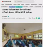 Asmo Kalbar Beri Sosialisasi #Cari_Aman di SMAN 2 Kakap