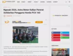 Ngasab 2026, Astra Motor Kalbar Pererat Solidaritas Pengguna Honda PCX 160