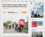 Honda CARE Astra Motor Kalbar, Bengkel Darurat yang Siap Melayani di Mana Saja