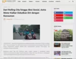 Dari Rolling City hingga Aksi Sosial, Astra Motor Kalbar Dekatkan Diri dengan Konsumen