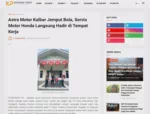 Astra Motor Kalbar Jemput Bola, Servis Motor Honda Langsung Hadir di Tempat Kerja