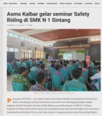 Asmo Kalbar gelar seminar Safety Riding di SMK N 1 Sintang