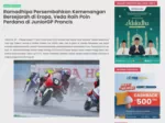 Ramadhipa Persembahkan Kemenangan Bersejarah di Eropa, Veda Raih Poin Perdana di JuniorGP Prancis