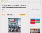 Touring Ibadah Ramadan 2026, Astra Motor Kalbar Pererat Kebersamaan dengan Insan Pers