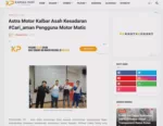 Astra Motor Kalbar Asah Kesadaran #Cari_aman Pengguna Motor Matic