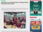 Salsabila Ayu Wakili Kalbar di Ajang Safety Riding Nasional 2025