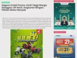 Segera Ambil Promo JULIET Bagi Warga Sanggau: DP Kecil, Angsuran Ringan, Pilihan Motor Banyak