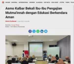 Asmo Kalbar Bekali Ibu-Ibu Pengajian Mutma'innah dengan Edukasi Berkendara Aman