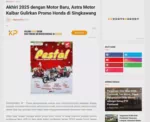 Akhiri 2025 dengan Motor Baru, Astra Motor Kalbar Gulirkan Promo Honda di Singkawang