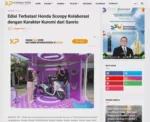 Edisi Terbatas! Honda Scoopy Kolaborasi dengan Karakter Kuromi dari Sanrio