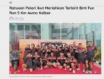 Ratusan Pelari Ikut Meriahkan Terbirit Birit Fun Run 5 Km Asmo Kalbar