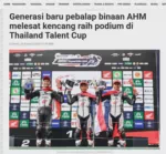 Generasi baru pebalap binaan AHM melesat kencang raih podium di Thailand Talent Cup