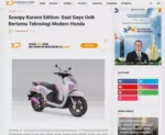Scoopy Kuromi Edition: Saat Gaya Unik Bertemu Teknologi Modern Honda