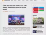 KLHN 2026 Diikuti 9.449 Peserta, AHM Dorong Transformasi Kualitas Layanan Honda