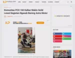 Komunitas PCX 160 Kalbar Makin Solid Lewat Kegiatan Ngasab Bareng Astra Motor