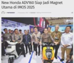 New Honda ADV160 Siap Jadi Magnet Utama di IMOS 2025