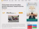 Pebalap Muda Indonesia Ramadhipa Bersinar di Barcelona, Tempati Posisi Dua Klasemen