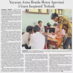Yayasan Astra Honda Motor Apresiasi 5 Guru Inspiratif  Terbaik