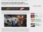 Komunitas Honda Kalbar Gaungkan Touring Aman Lewat 10 Tips #Cari_Aman