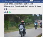 Awal 2026, Astra Motor Kalbar Ajak Masyarakat Terapkan #Cari_aman di Jalan
