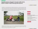 Sepeda Motor Mogok? Honda CARE Astra Motor Kalbar Siap Datang Membantu