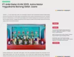 PT AHM Gelar KLHN 2025, Astra Motor Yogyakarta Borong Gelar Juara