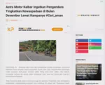 Astra Motor Kalbar Ingatkan Pengendara Tingkatkan Kewaspadaan di Bulan Desember Lewat Kampanye #Cari_aman