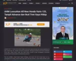 AHM Luncurkan All New Honda Vario 125, Tampil Advance dan Ikuti Tren Gaya Hidup