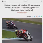 Melaju Kencan, Pebalap Binaan Astra Honda Kembali Membanggakan di Balapan Internasional