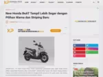 New Honda BeAT Tampil Lebih Segar dengan Pilihan Warna dan Striping Baru