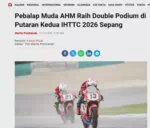 Pebalap Muda AHM Raih Double Podium di Putaran Kedua IHTTC 2026 Sepang