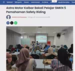 Astra Motor Kalbar Bekali Pelajar SMKN 5 Pemahaman Safety Riding