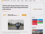 Sambut 2026 dengan Resolusi #Cari_aman, Astra Motor Kalbar Ajak Warga Berkendara Lebih Selamat