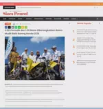 2.521 Pemudik dan 1.116 Motor Diberangkatkan dalam Mudik Balik Bareng Honda 2026