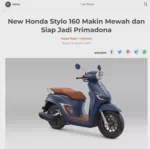New Honda Stylo 160 Makin Mewah dan Siap Jadi Primadona
