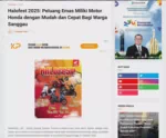 Halofest 2025: Peluang Emas Miliki Motor Honda dengan Mudah dan Cepat Bagi Warga Sanggau
