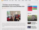 1.960 Bikers Honda PCX Rayakan Kemerdekaan Lewat Convoy Merdeka 2026