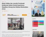Motor Kalbar dan Jurnalis Pontianak Kolaborasi dalam Honda Experience, Wujudkan Sinergi dan Edukasi Berkendara Aman